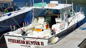Steelhead Hunter Docked in Manistee
